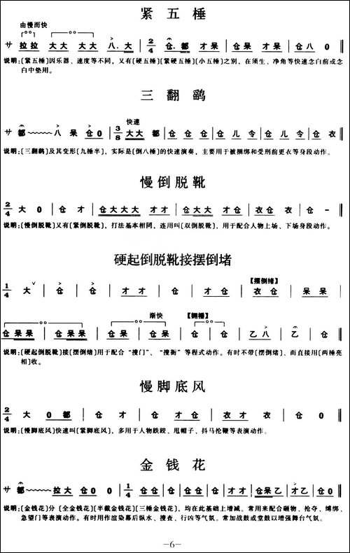 [秦腔]锣鼓谱