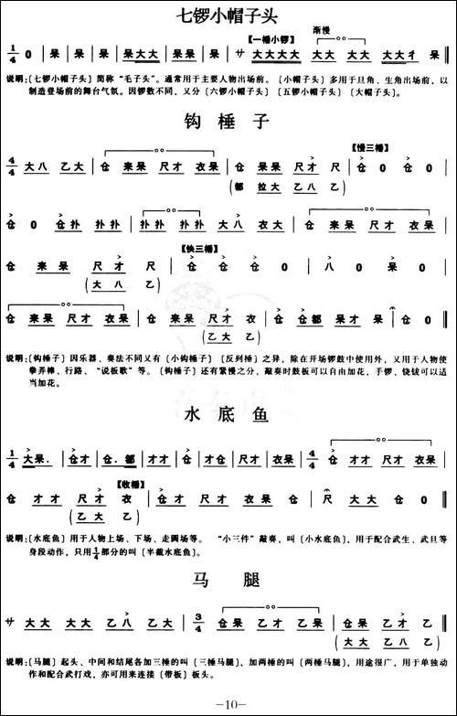 [秦腔]锣鼓谱