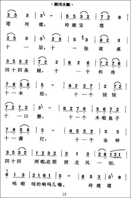 [西河大鼓]绕口令