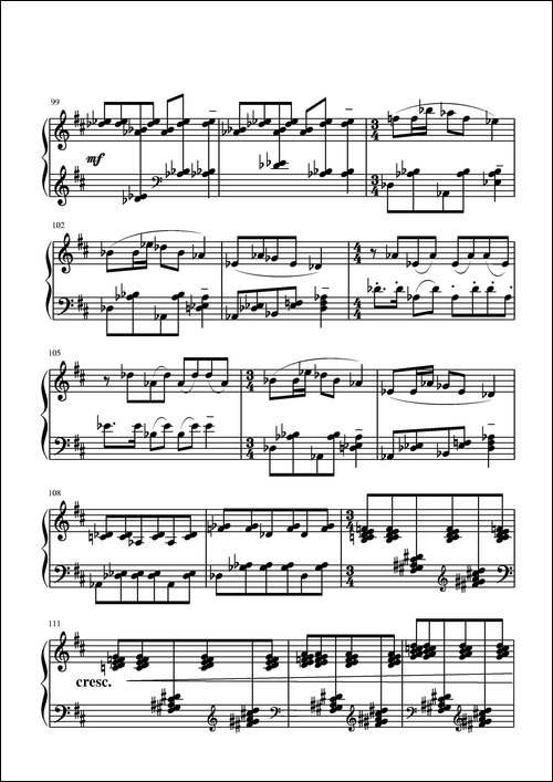 第二钢琴奏鸣曲-第一乐章