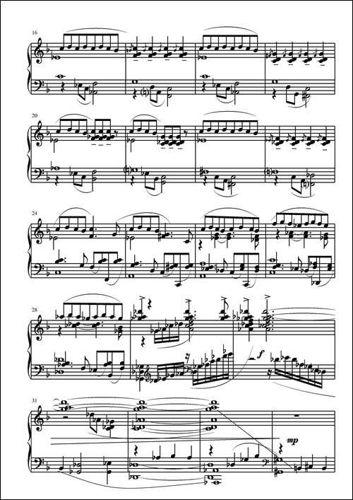 第三钢琴奏鸣曲-第四乐章